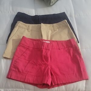 New York & Company Women's Shorts - Pink, Tan, and Navy